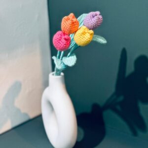 Crochet Tulip Flower Bouquet